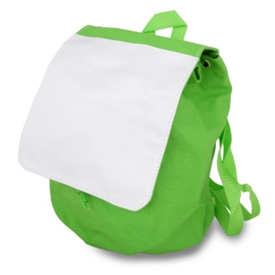 Backpack with a Flap Closed with Velcro for Printing